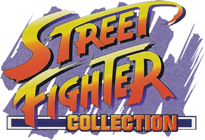 Street Fighter Collection title screen for Sega Saturn